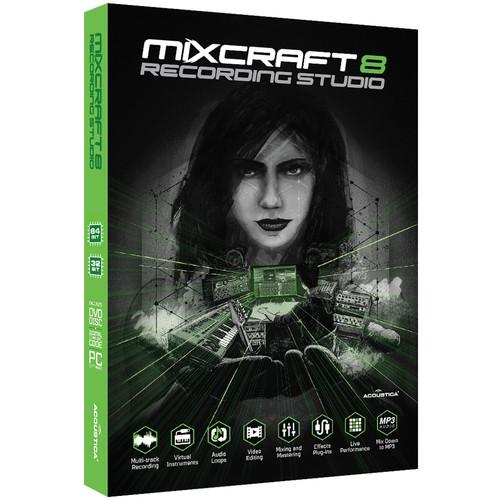 Acoustica Mixcraft 8 Recording Studio - Music Production Software