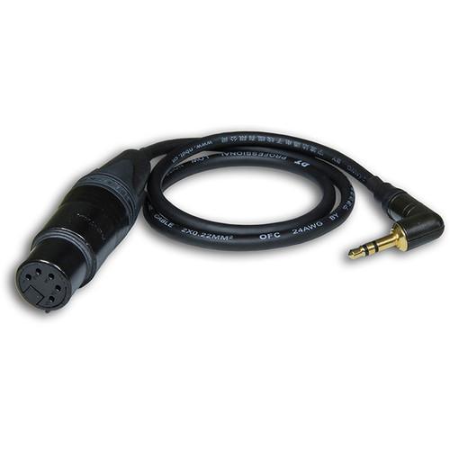 Beachtek BT-MINI XLR5F to Right-Angle 3.5mm TRS Adapter Cable