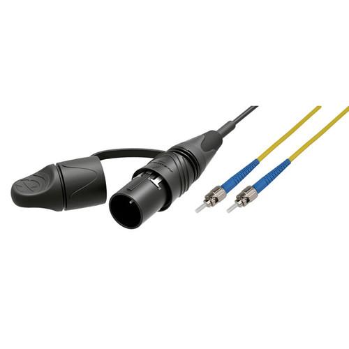 Camplex 2-Ch opticalCON DUO LITE to 2 ST Single-Mode Fiber Tactical Patch Cable