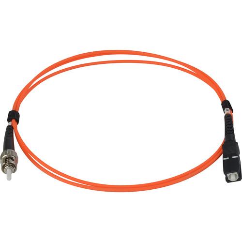Camplex Simplex ST to SC Multimode Fiber Optic Patch Cable
