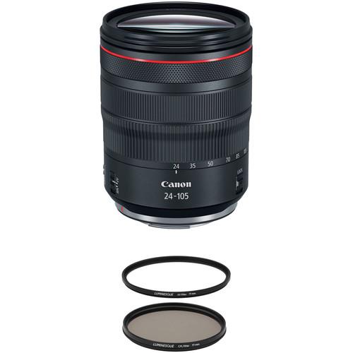 Canon RF 24-105mm f 4L IS USM Lens with Filters Kit