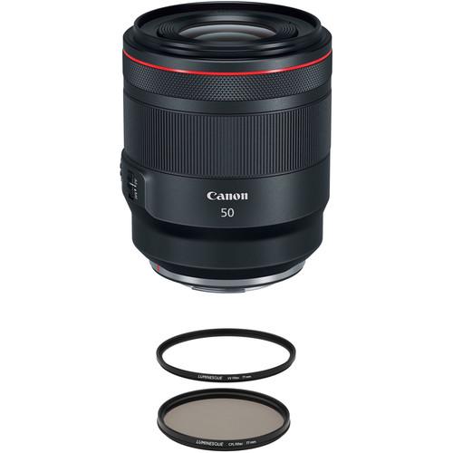 Canon RF 50mm f 1.2L USM Lens with Filters Kit