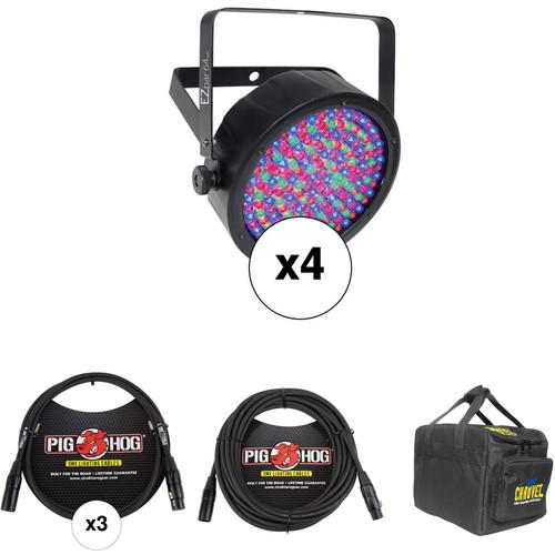 CHAUVET DJ EZpar 64 RGBA Kit - Battery-Powered LED PAR