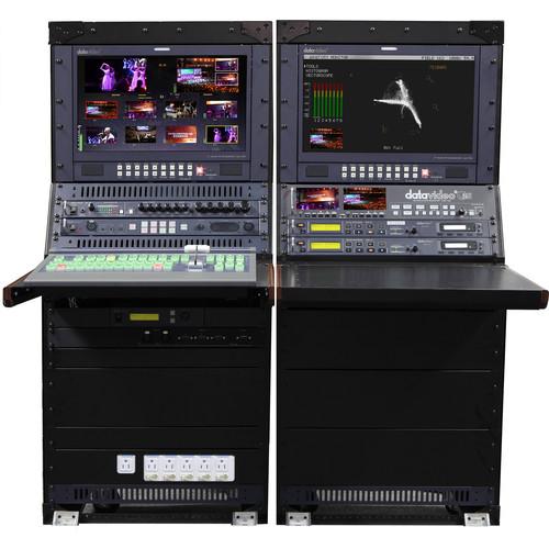 Datavideo Mobile Studio With SE-2850-8,HDR-70,VSM-100,2-TLM-170LR,ITC 100 With 4 Belt Packs,AM-100,AD-100M