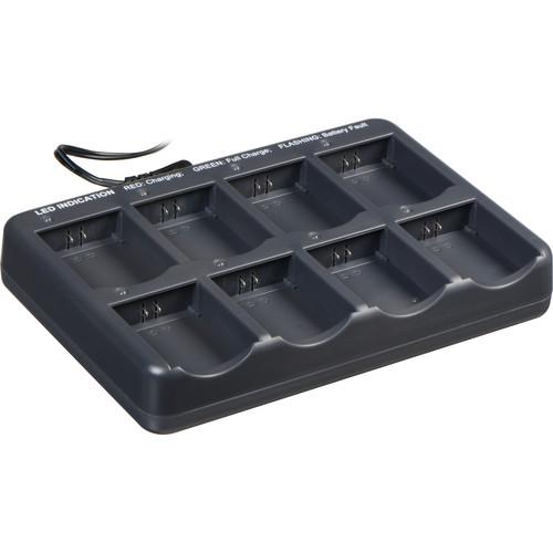 Eartec 8-Bay Multi-Port Charging Base with EU Plug Adapter