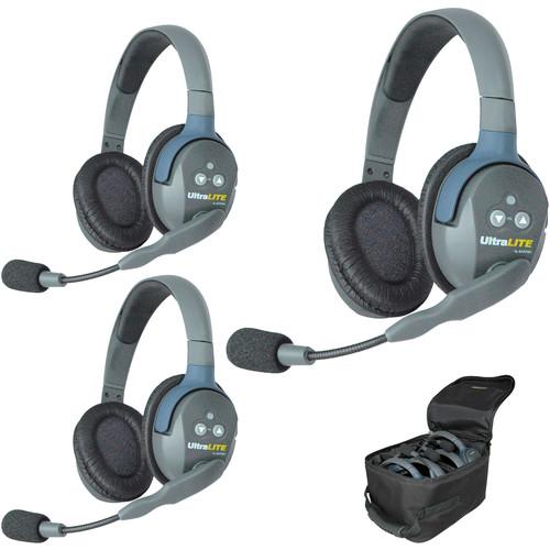Eartec UL3DEU UltraLITE 3-Person Headset System