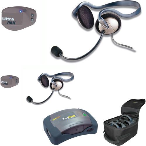 Eartec UPMON2 UltraPAK 2-Person HUB Intercom System with Monarch Headset