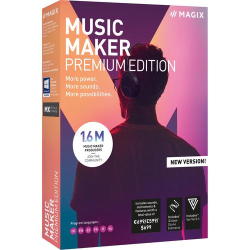 MAGIX Entertainment Music Maker 2019 Premium Edition - Music Production Software