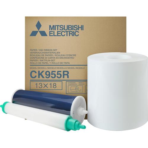 Mitsubishi 5" Paper Roll and Inksheet for CP-9550DW-U and CP-9800DW-U Printers