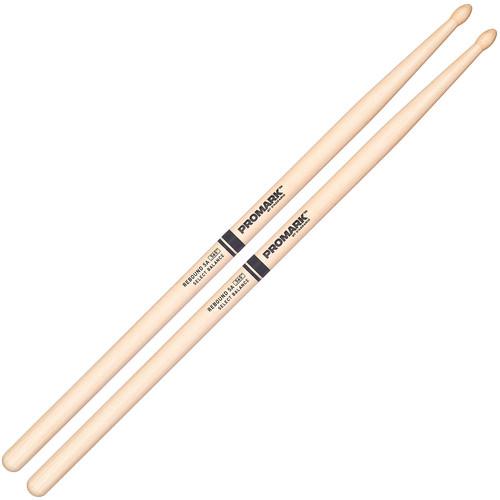 Promark RBH565TW Rebound 5A, Hickory Tear-Drop Wood Tip Drumsticks by D