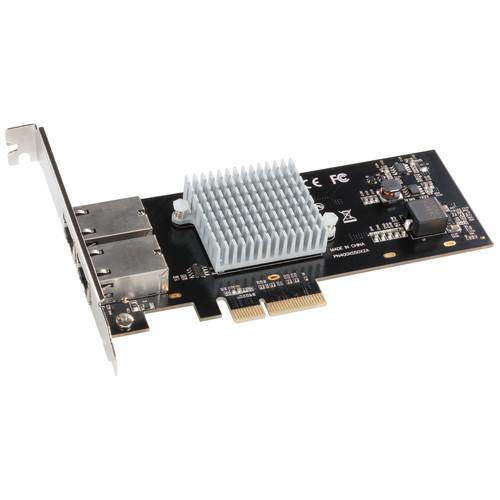 Sonnet 2-Port Presto 10GbE 10GBase-T Ethernet PCI Express 3.0 Card