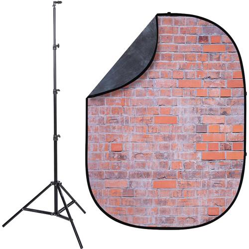 Studio Essentials Pop-Up Reversible Background Kit