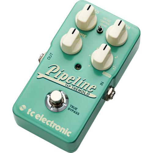TC Electronic Pipeline Tap Tremolo Pedal for Electric Guitar