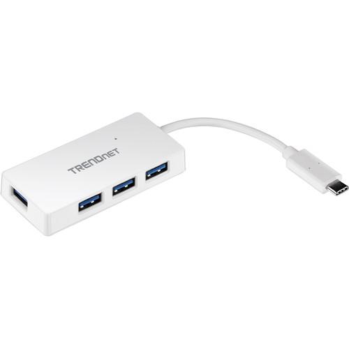 TRENDnet 4-Port USB 3.0 Type-C Ultra-Mini Hub