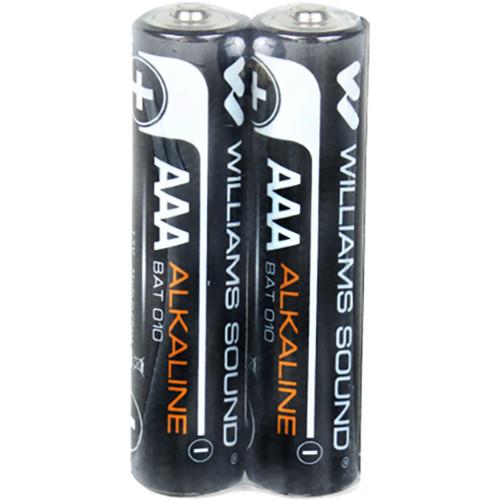 Williams Sound 2 - 1.5-Volt AAA Alkaline Batteries.