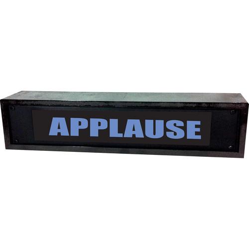 American Recorder APPLAUSE Sign with LEDs & Black Enclosure