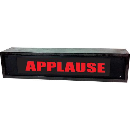 American Recorder APPLAUSE Sign with LEDs & Black Enclosure