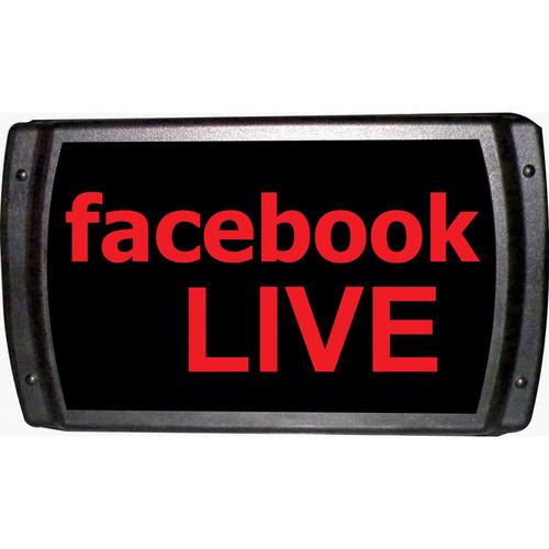American Recorder Facebook LIVE Sign with LEDs