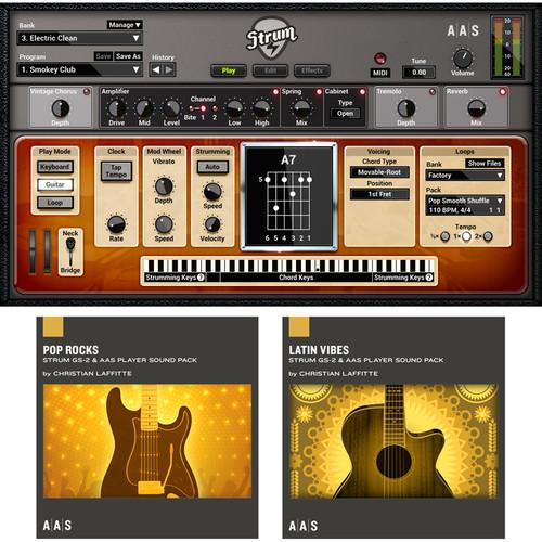 Applied Acoustics Systems Strum GS-2 Packs - Acoustic and Electric Guitar Virtual Instrument Plug-In Bundle