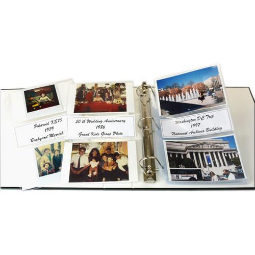 Archival Methods Caption Pocket 4 x 6" Photo Page