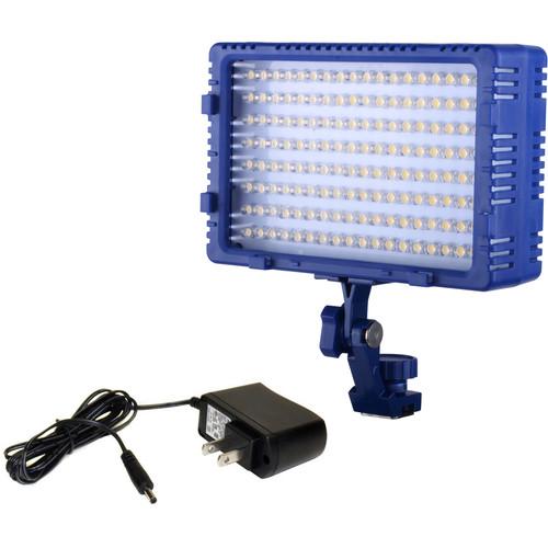 Bescor LED144 Studio On-Camera Light with AC Power Supply