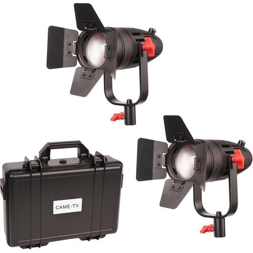 CAME-TV Boltzen 30W Fresnel Fanless Focusable LED Tungsten 2-Light Kit