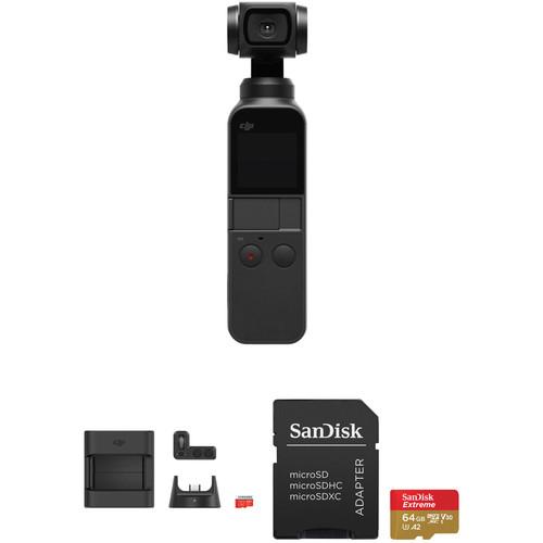 DJI Osmo Pocket Gimbal with Expansion Kit and 32GB microSDHC Card