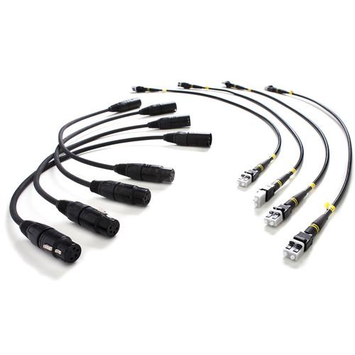 FieldCast Four XLR & Four LC Patch Cable for Power Panel One