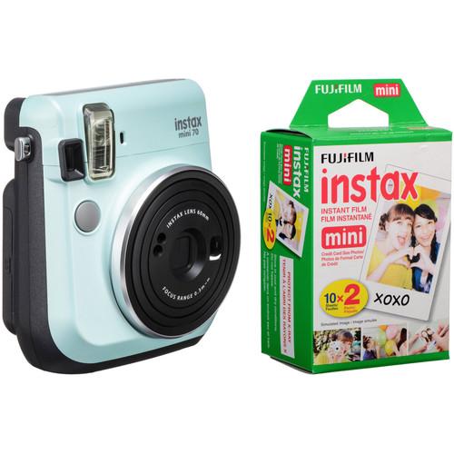FUJIFILM INSTAX Mini 70 Instant Film Camera with 20 Sheets Film Kit