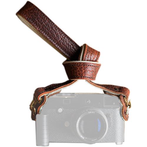 HoldFast Gear 52" Maven Classic American Bison Leather Camera Strap with Hooks & Pads