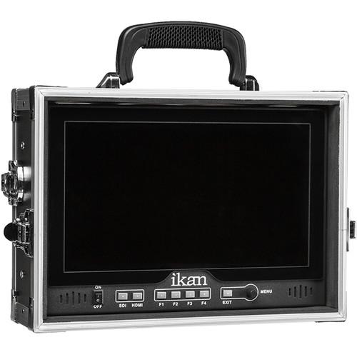 ikan D12-FK 12" HDMI 3G-SDI LCD Monitor Field Kit for V-Mount & Gold Mount with Hard Case