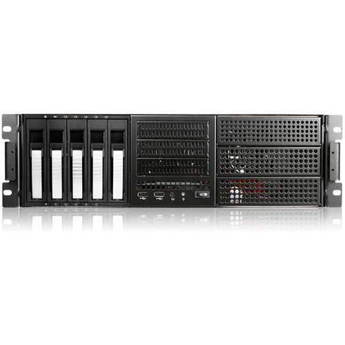 iStarUSA E-306L 3 RU E-ATX 6 x 5.25" Bays Rackmount Chassis with BPU-350SATA SAS SATA Hot-Swap Cage