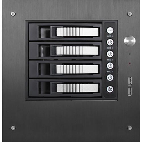 iStarUSA S-35-B4SA Compact Stylish 4x 3.5" Hotswap mini-ITX Tower