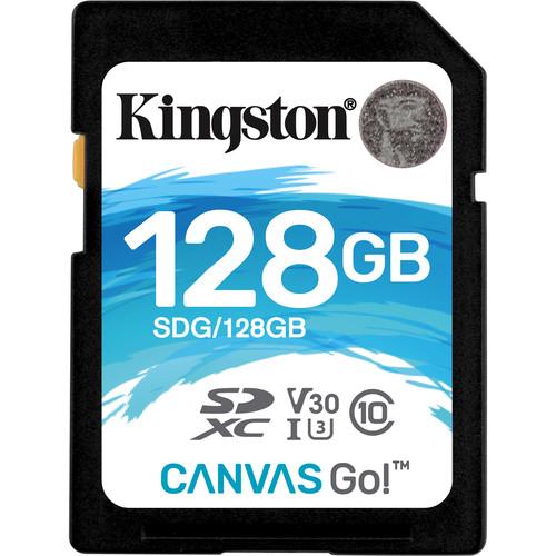 Kingston 128GB Canvas Go! UHS-I SDXC Memory Card