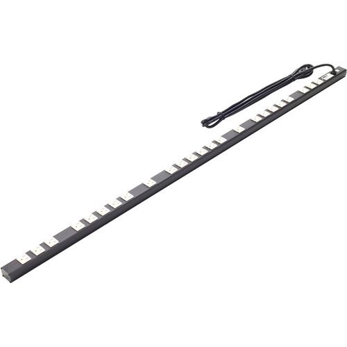 Lowell Manufacturing Power Strip-15A, 24 Outlets, 6