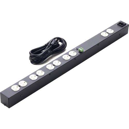 Lowell Manufacturing Power Strip-15A, Remote Control, 5 Duplex Outlets , 9.10
