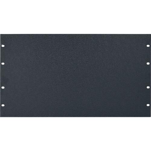 Lowell Manufacturing Rack Panel-Blank-6U, 1 8In Flat Aluminum