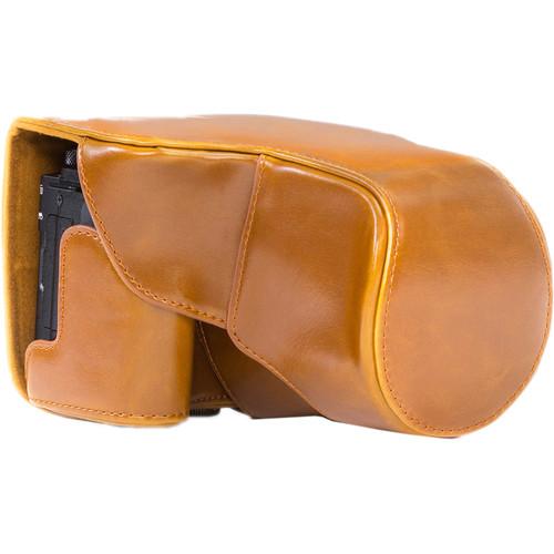 MegaGear Ever Ready PU Leather Camera Case with Strap for Canon PowerShot G3 X