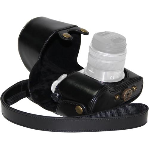 MegaGear Ever Ready PU Leather Case and Strap for Panasonic LUMIX GX7