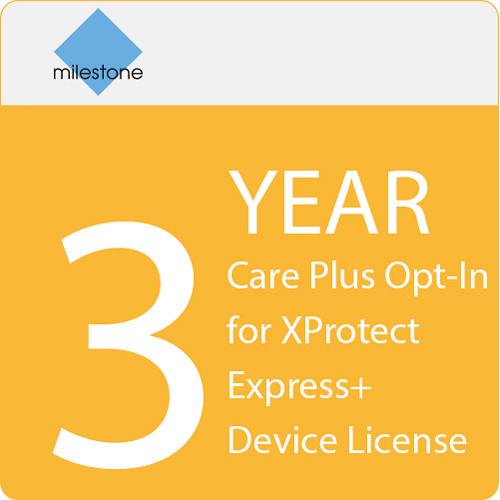 Milestone Care Plus Opt-In for XProtect Express Device License