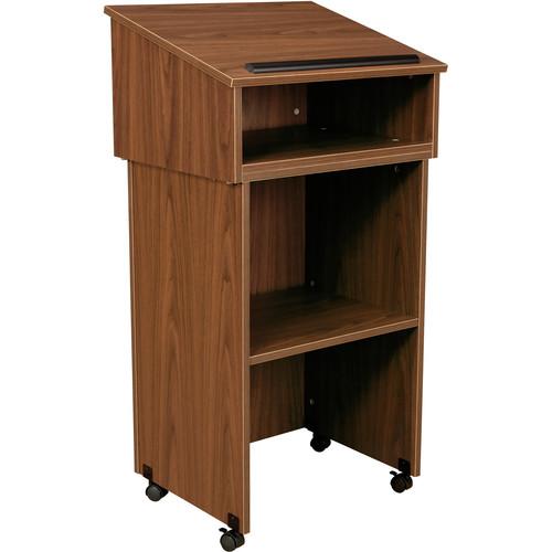 Oklahoma Sound Tabletop Lectern With Av Cart Lectern Base