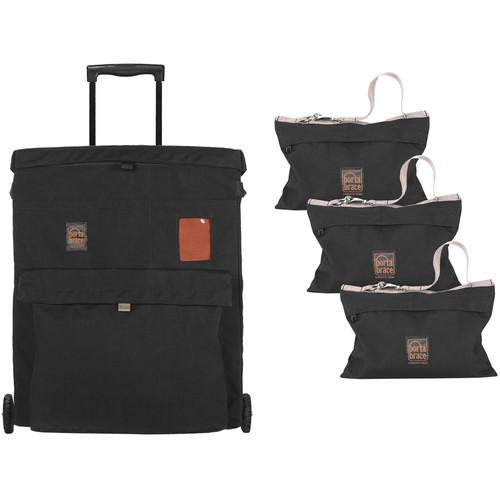 Porta Brace Three 25 lb Sandbags with Wheeled Case