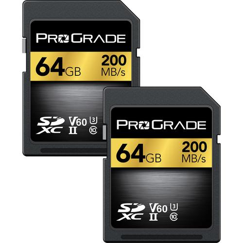 ProGrade Digital 64GB UHS-II SDXC Memory Card