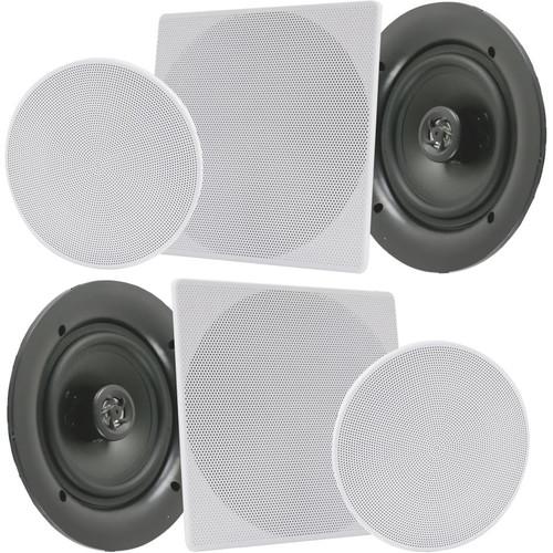 Pyle Pro 10" In-Wall In-Ceiling 300W Stereo Speakers