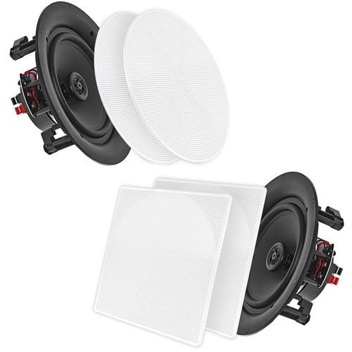 Pyle Pro PDIC56 5.25" In-Wall In-Ceiling 150W 2-Way Stereo Speakers