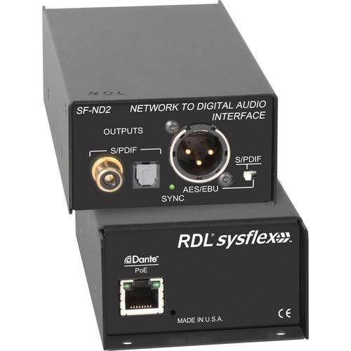 RDL Network to Digital Audio Interface