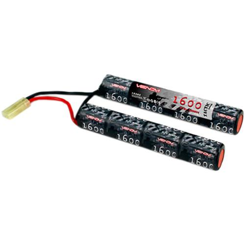 Venom Group 9.6V 1600mAh Butterfly NunChuck NiMH Battery for Airsoft AEG with Mini Tamiya