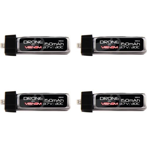 Venom Group Micro Drone 30C 1S 150mAh 3.7V LiPo Battery with E-Flite MCX Plug