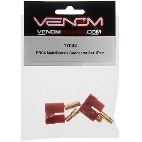 Venom Group Prc6 Male And Female Bullet Connector Set For Battery Esc And Charge Lead 1 Pair