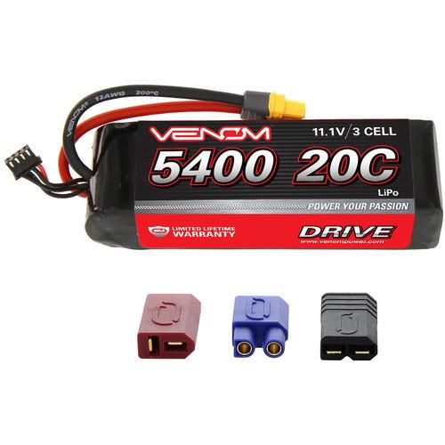 Venom Group Venom 20C 3S 5400mAh 11.1V Lipo Battery With Universal Plug System
